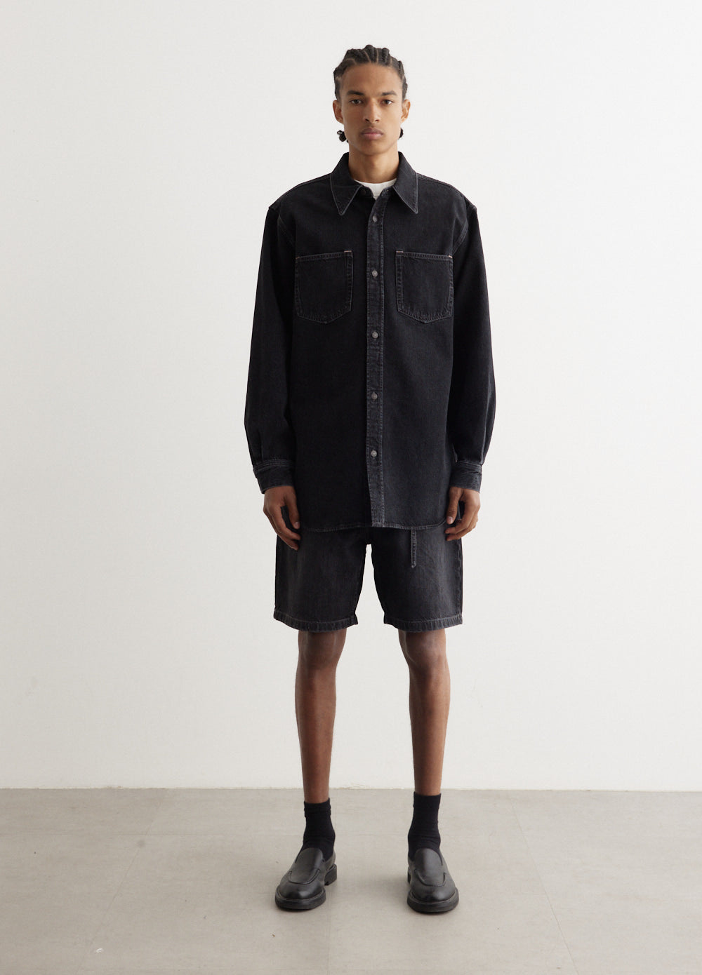 ジャケット・アウター Acne Studios COTTON BLEND OVERSHIRT 42 Acne Studios Cotton Blend Overshirt | Liberty