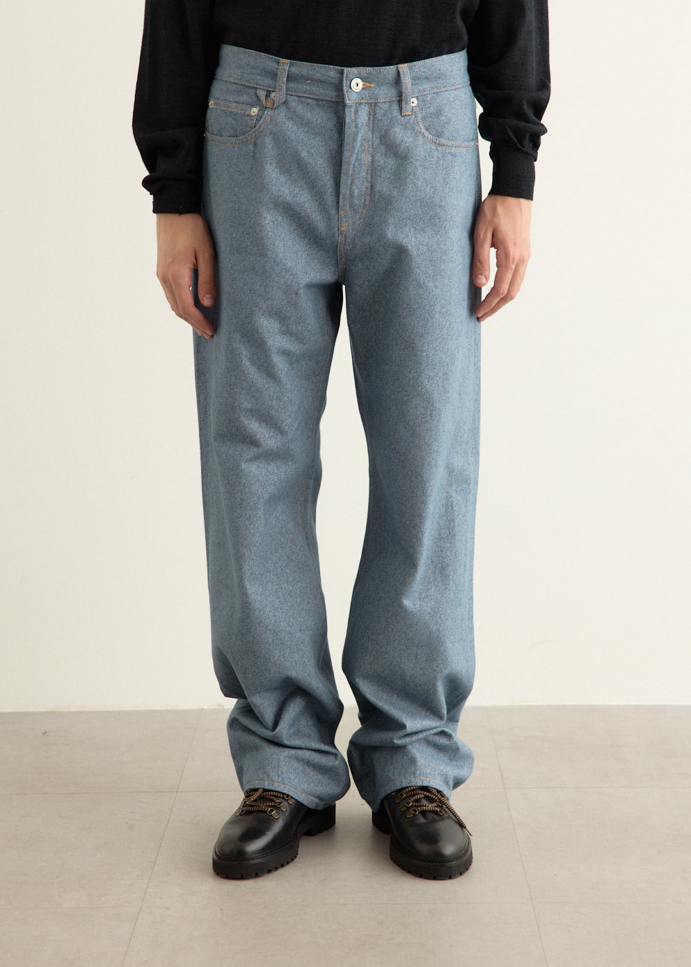 Le De-Nimes Droit Jeans