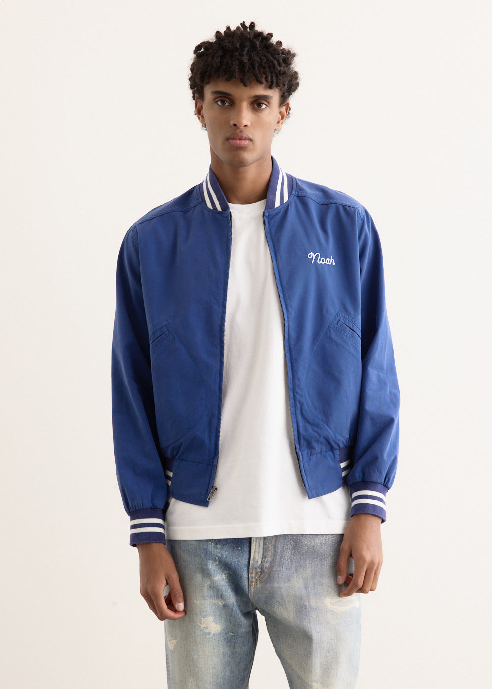 Cotton Varsity Jacket - Main Image