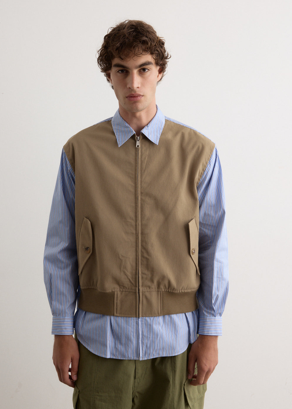 COMME des GARCONS HOMME Shirt シャツ ジャケット Jacket Panel Shirt