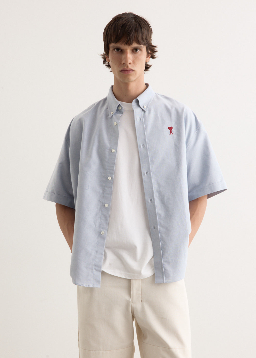 AMI｜SHORT-SLEEVED SHIRTS (HSH292 CO0113 1041) Ami - Cotton