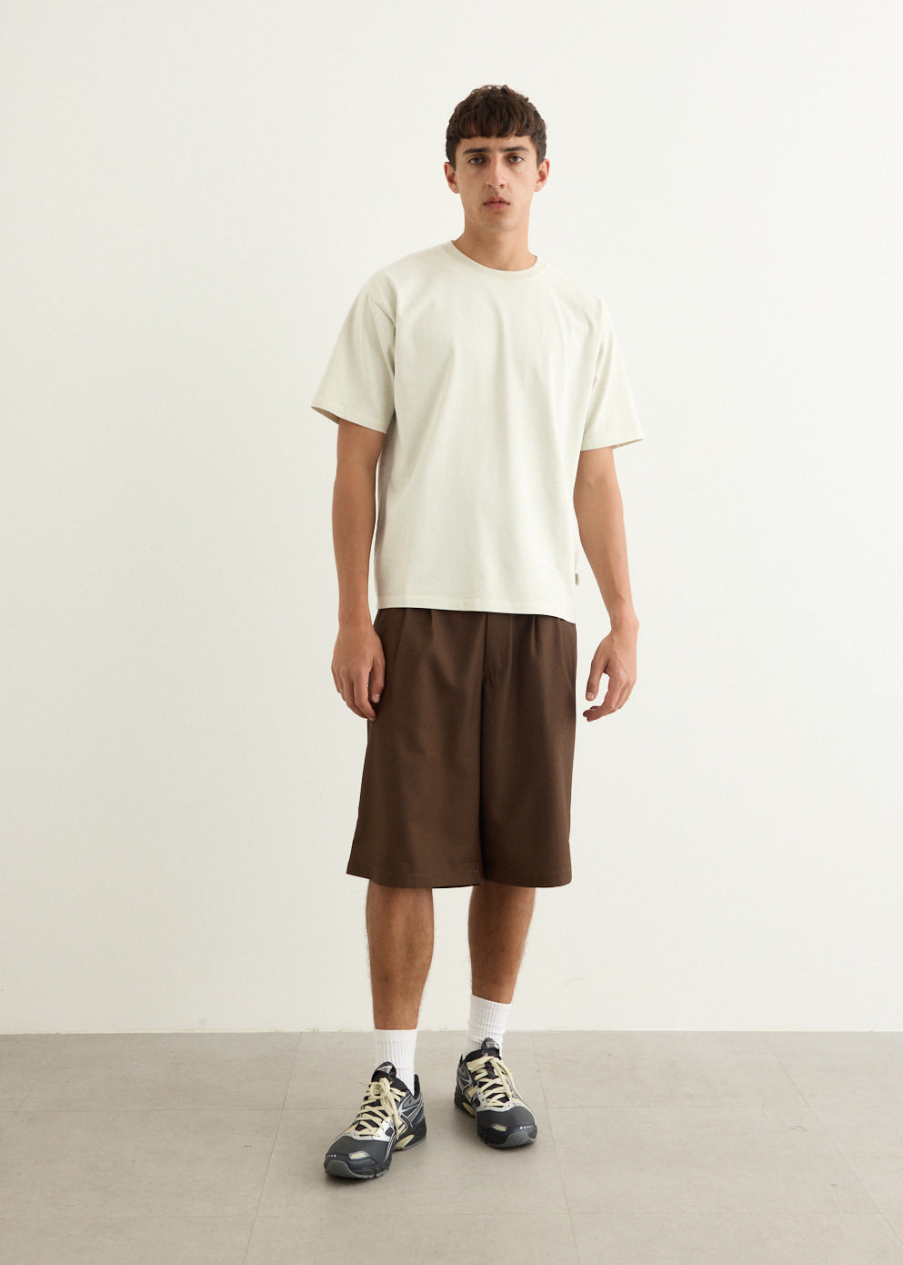 Feliz Two Tuck Walk Shorts