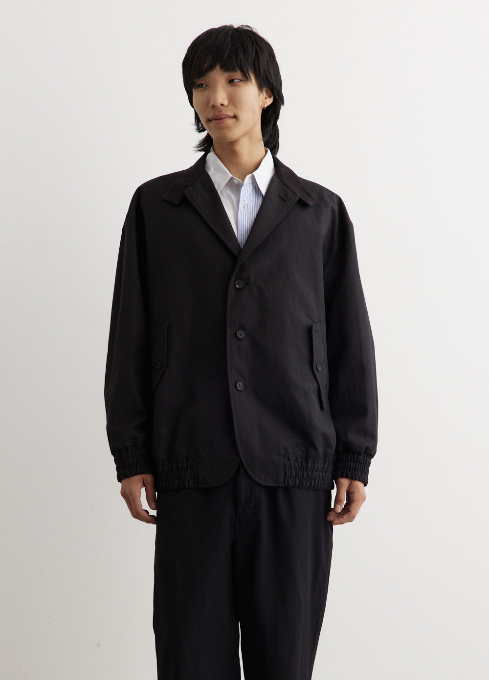 Polyester Ramie Twill Blazer - Main Image