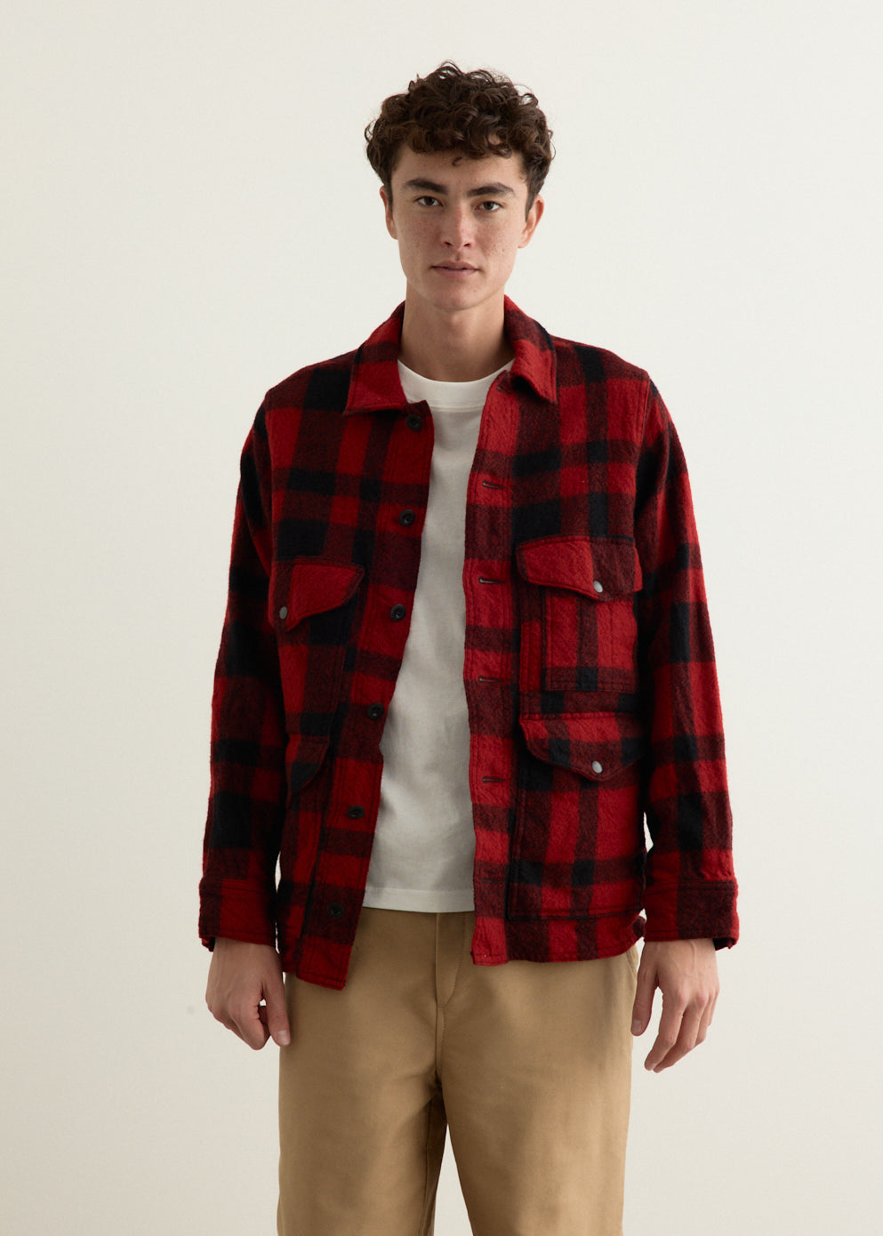 Filson Wool Check Garment Dyed Jacket