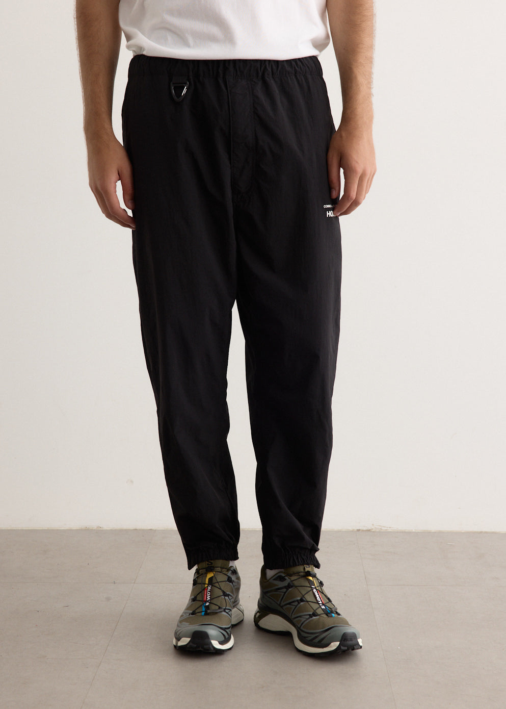 00s COMME des GARçONS nylon pants Y2K Nylon Typewriter Cloth Pants