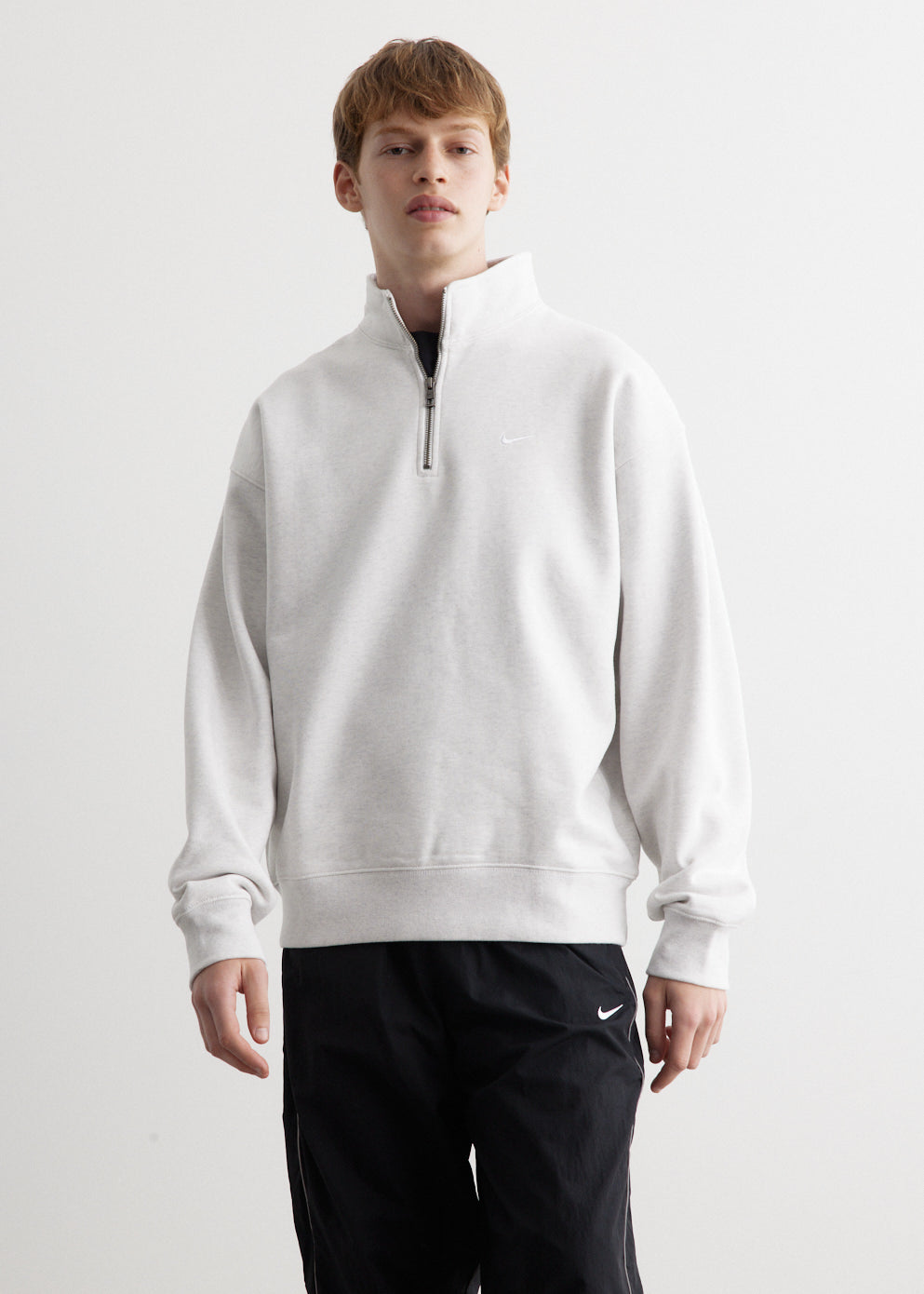 Solo Swoosh Quarter Zip Sweatshirt - Main Image
