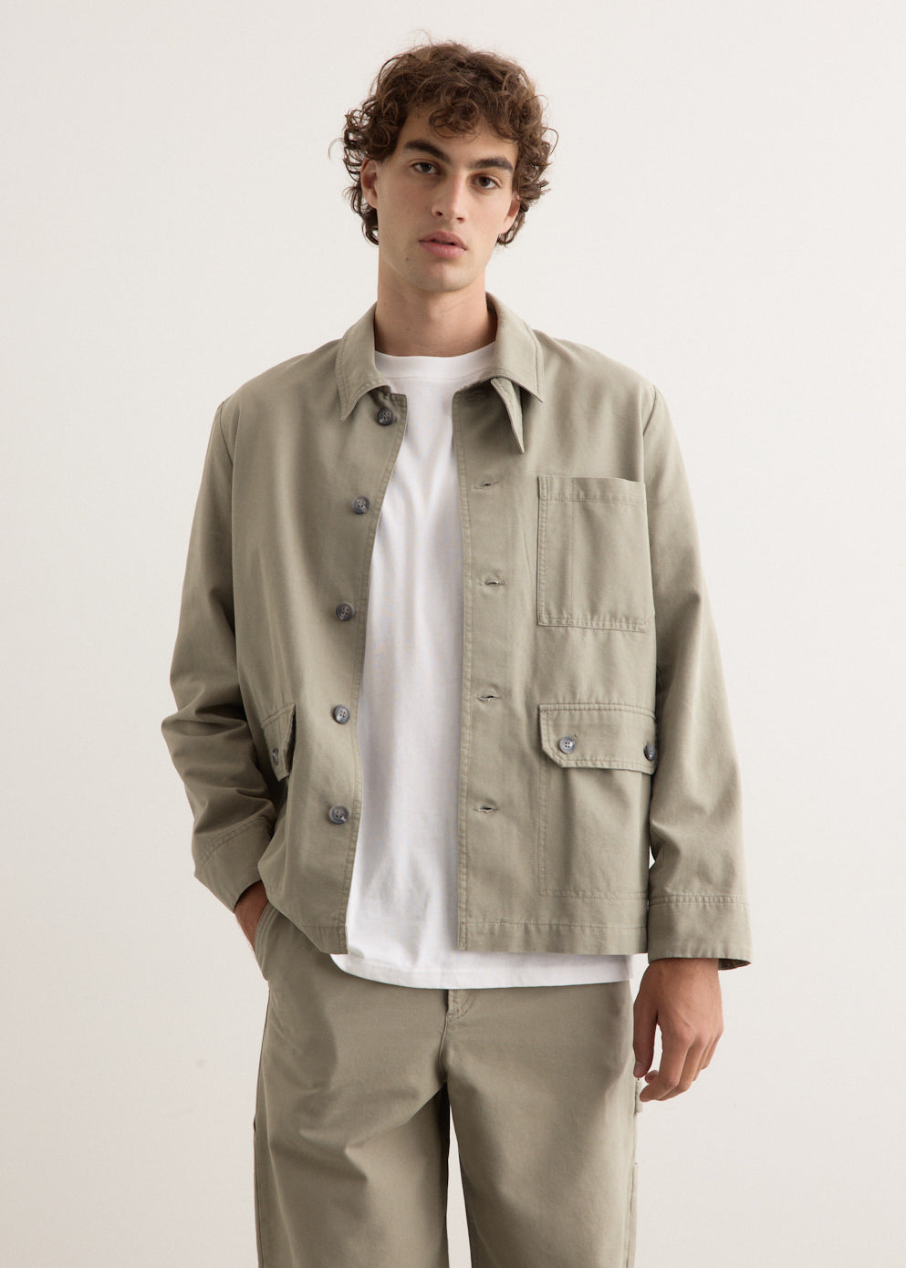 ジャケット・アウター OHTORO Benedict Coat Khaki Gray XsxG3ctaRhRQ.jpg?width=768