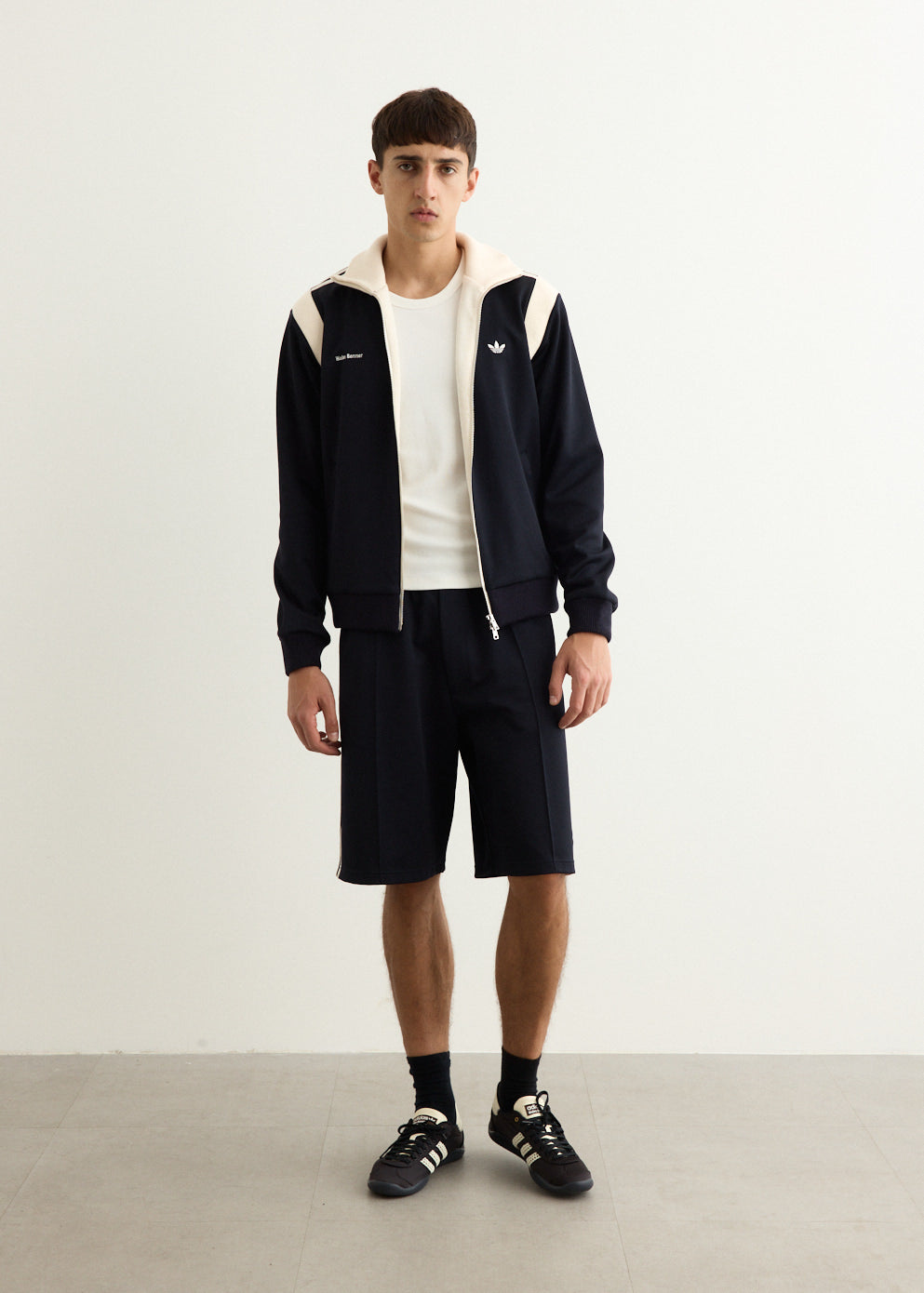 パンツ wales bonner 23ss xalam shorts Black 44 adidas adidas x Wales Bonner Twill Shorts | Saks Fifth Avenue