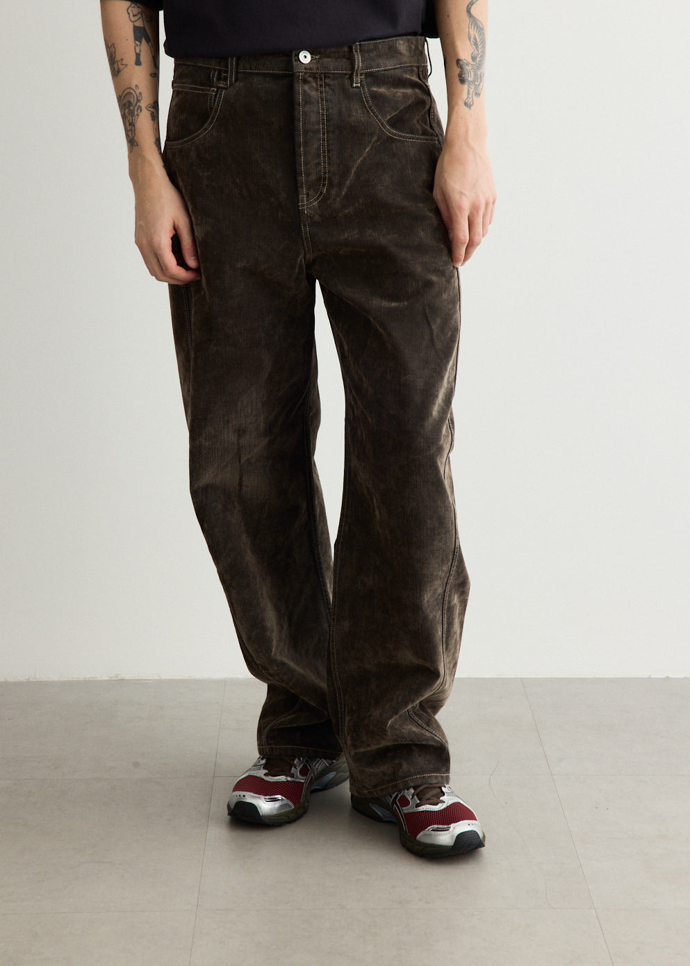 Le de-Nîmes Large wide-leg jeans in blue - Jacquemus | Mytheresa 