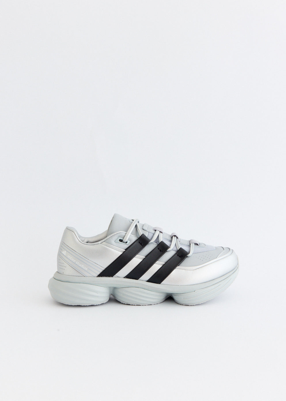 x Entire Studios Lightblaze Pod 'Matte Silver' Sneakers