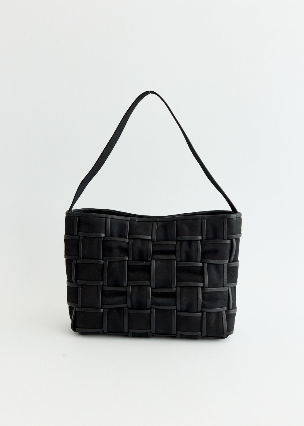 Border Woven Mini Tote