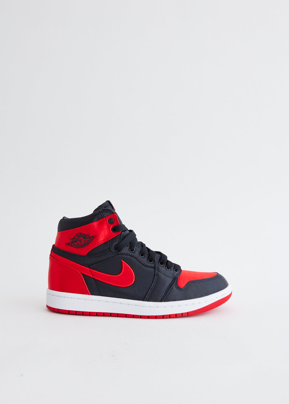Satin Red Jordan Highs Red Air Jordan Retro High OG Satin Bred