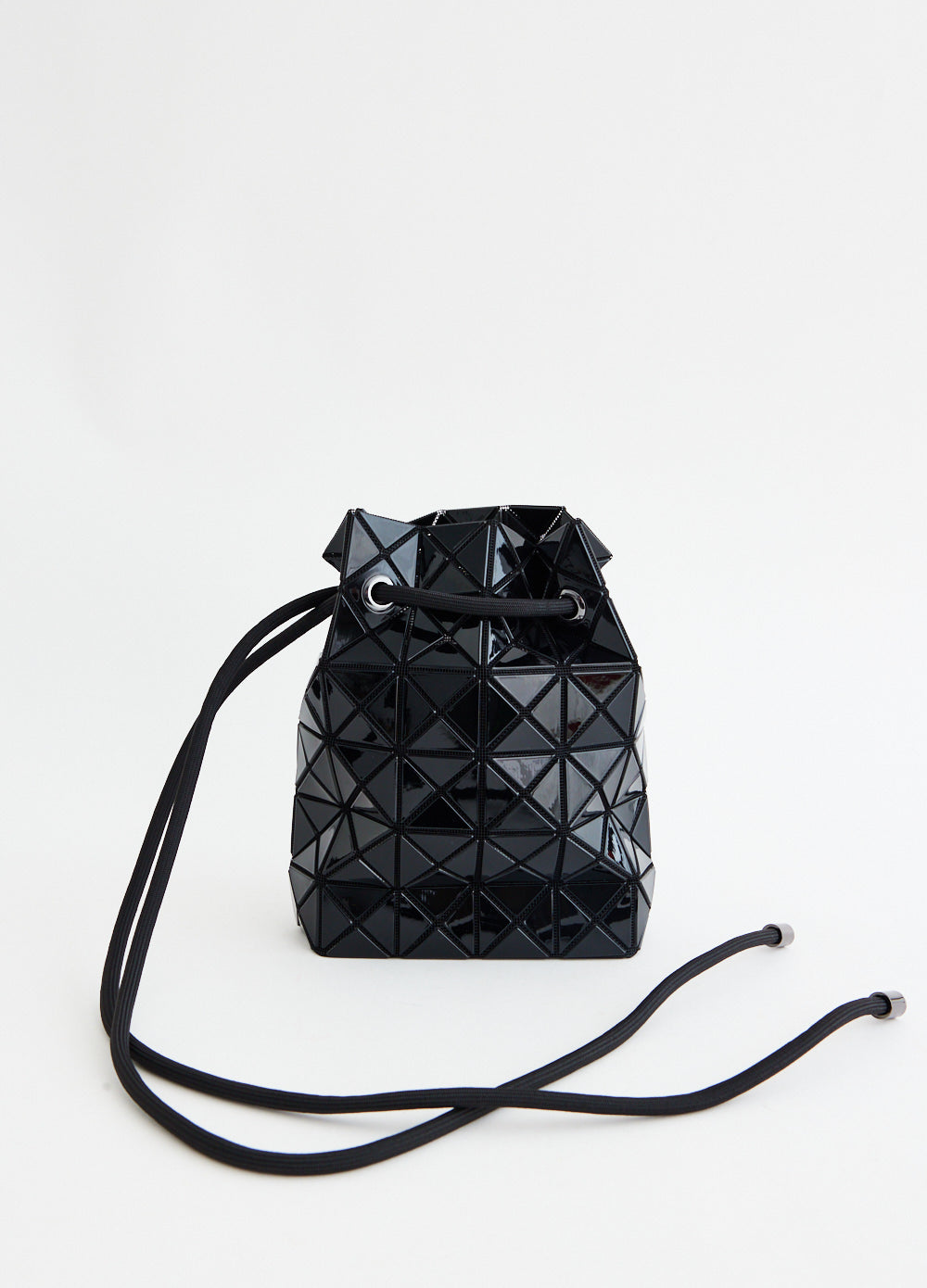 Bao Bao Issey Miyake Prism Two-Tone Crossbody Bag Gray/Black