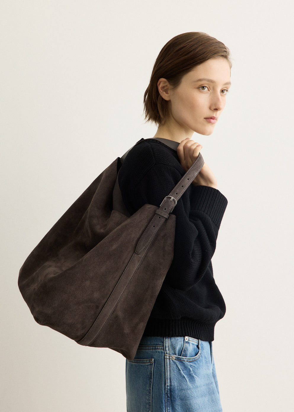 Belted Tote Bag