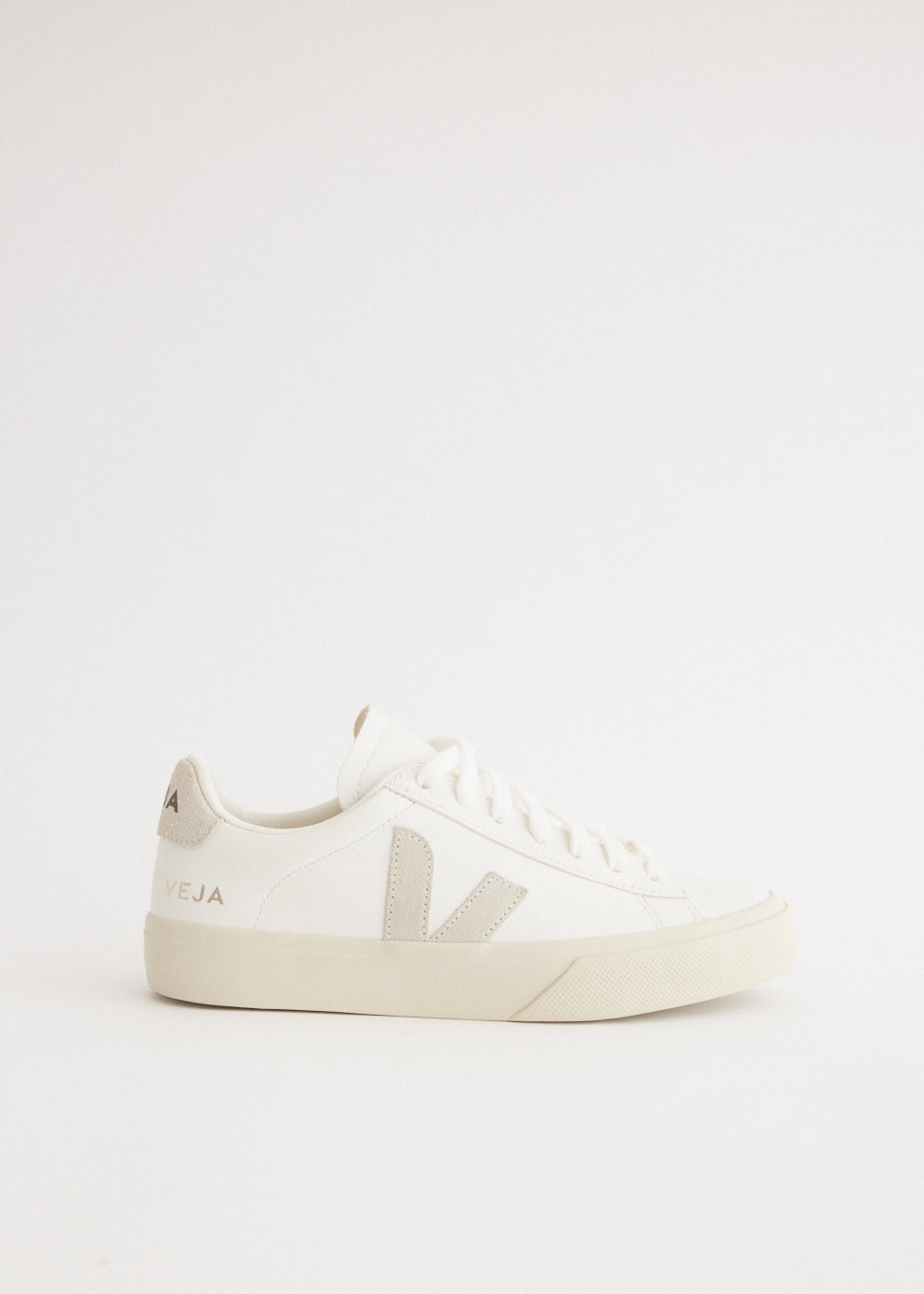 Veja Campo Leather White Natural Veja Trainers All White Campo
