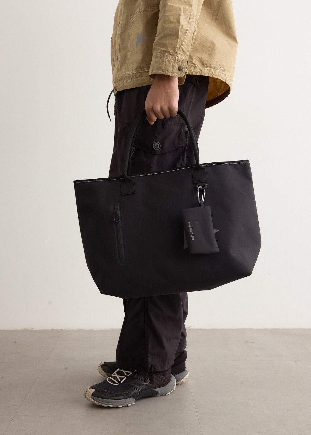 mens black canvas tote bag