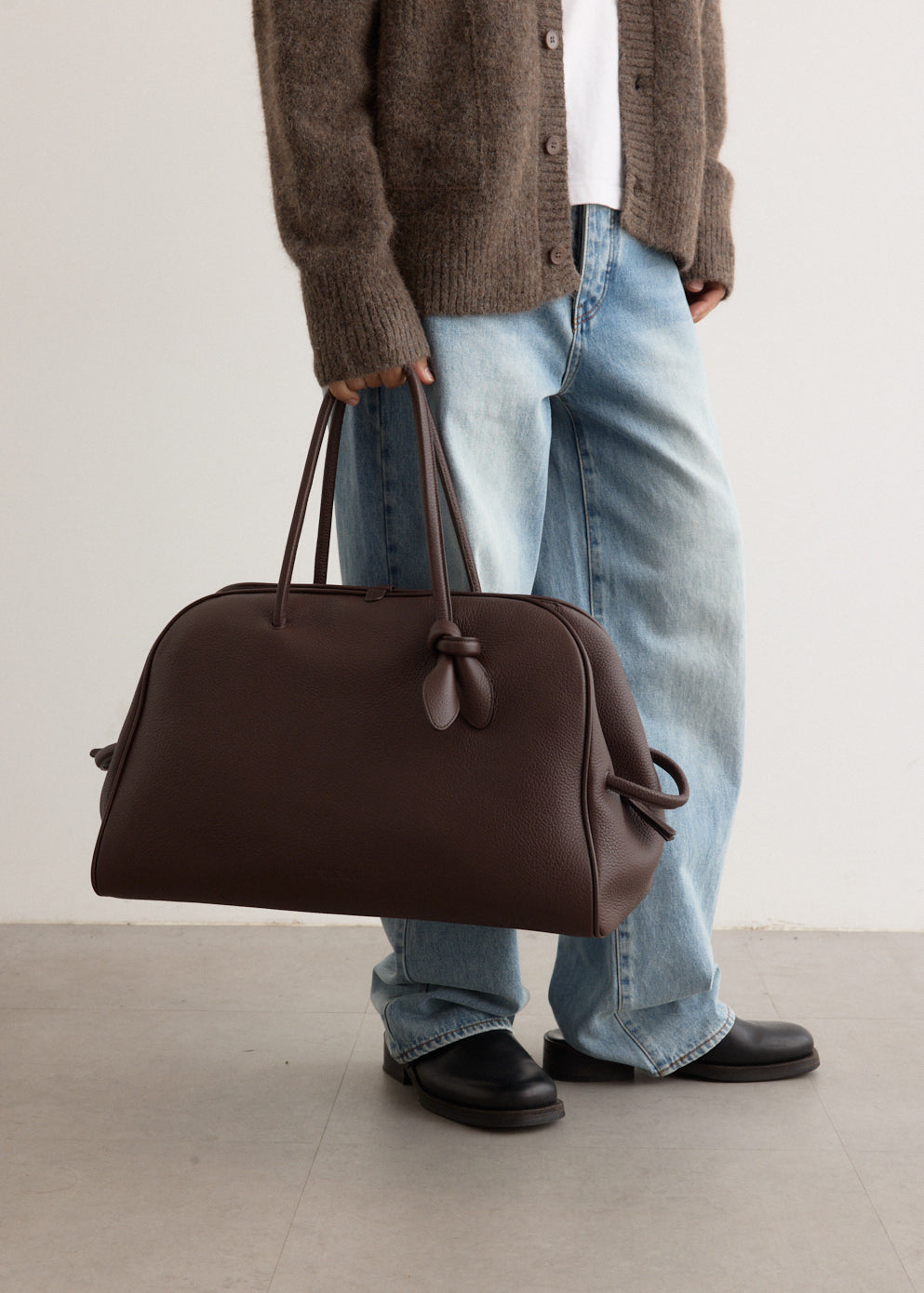 Leather Sac Jacquemus Grand JACQUEMUS Le Grand Bambino Bag In Neon