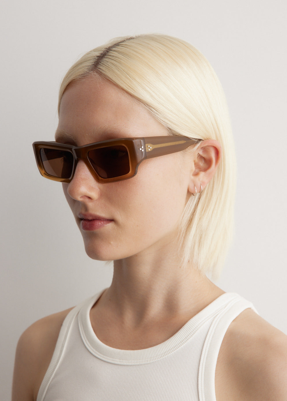 小物 PORT TANGER Sabea \"AMBER LENS\" Tangerine in Burgundy/Amber – SVRN