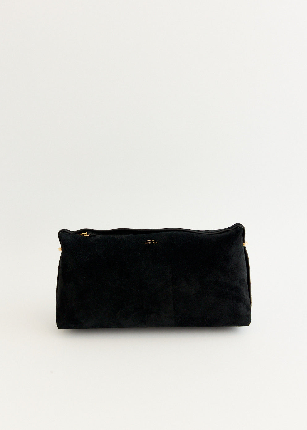 Suede Scoop Clutch