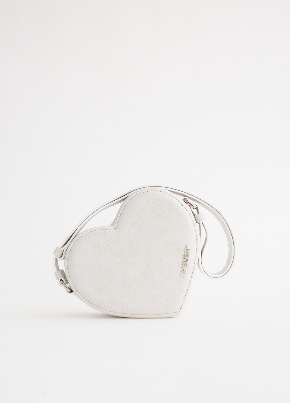 Crackle Heart Shoulder Bag 