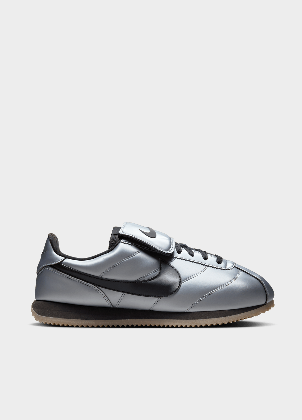 Cortez Leather SE Metallic Cool Grey Sneakers