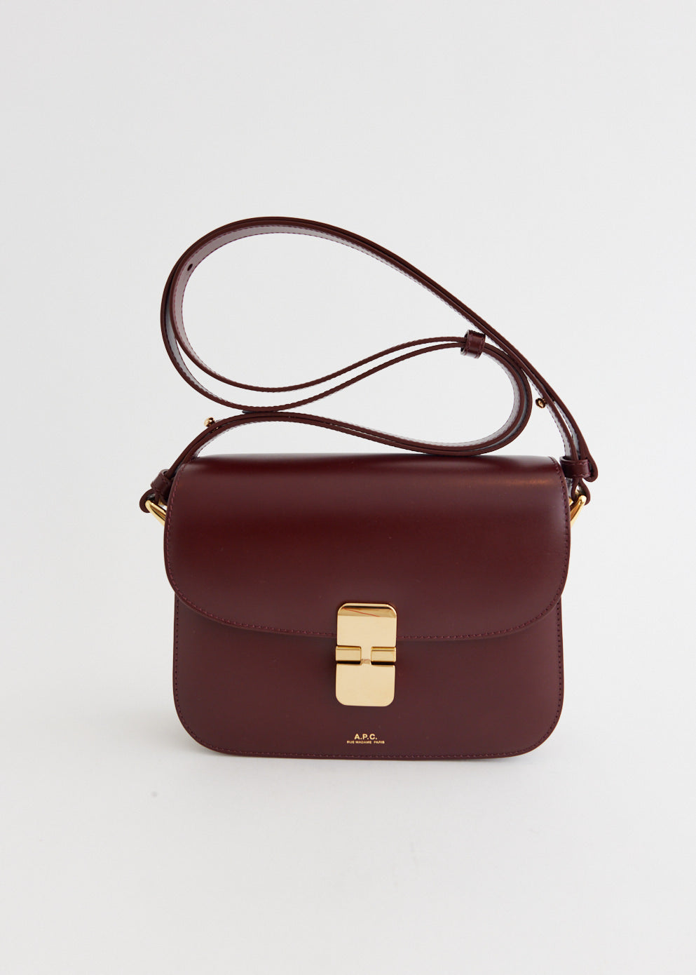 Apc Crossbody Bag Apc Burgundy Bag Grace Shoulder Bag Brown