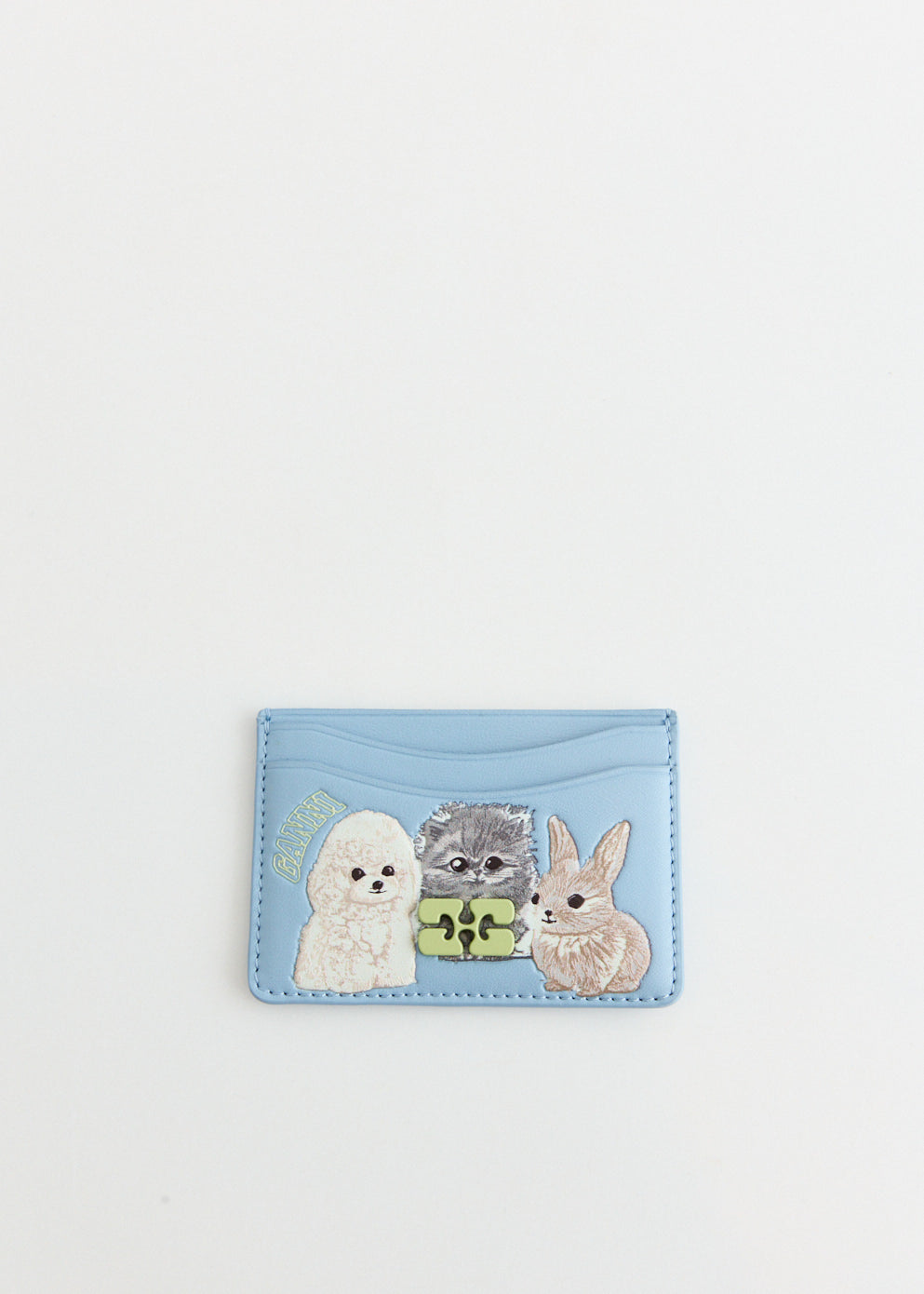 Ganni Bou Card Holder Animals