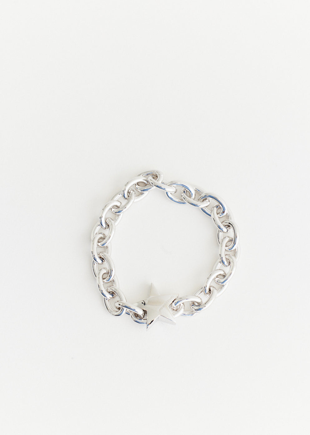 ブレスレット Star Clasp Oval Chain Bracelet #5928 Star Clasp Oval Chain Bracelet