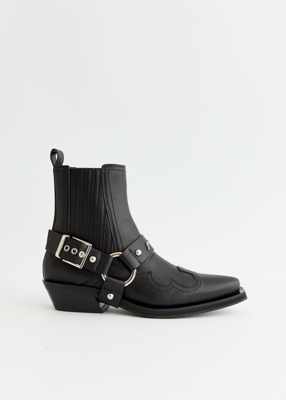 【関税＆送料込み】Ganni Chelsea Western Boots GANNI Fitted Chelsea Western Boot — MILI