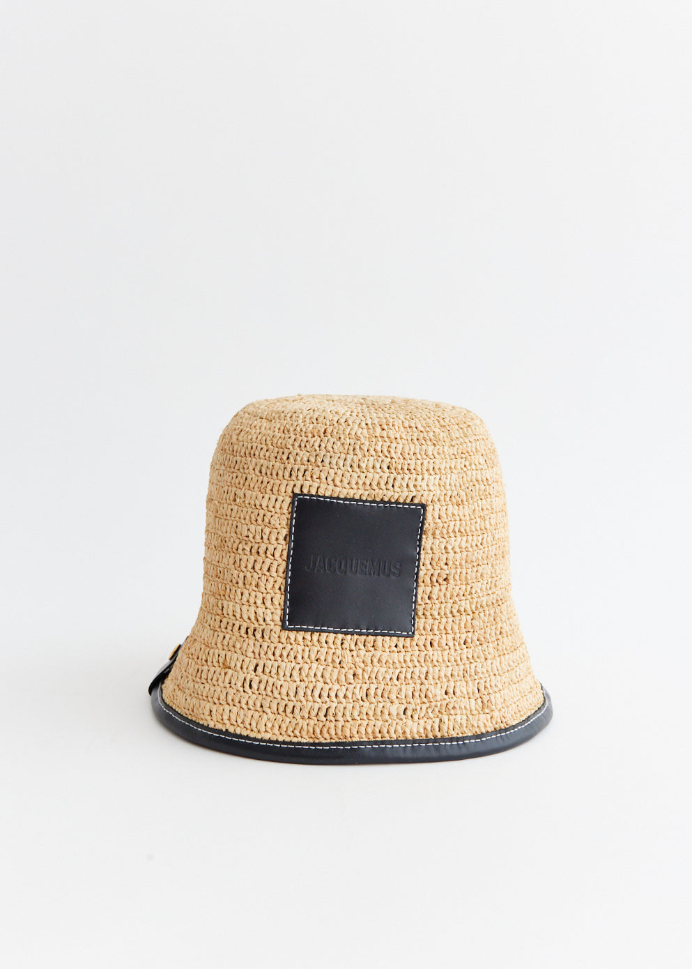 ハット JACQUEMUS SS25 LE BOB SOLI (245AC6423060 1FY) Jacquemus Le Bob Nylon Bucket Hat in Black – Leigh's of