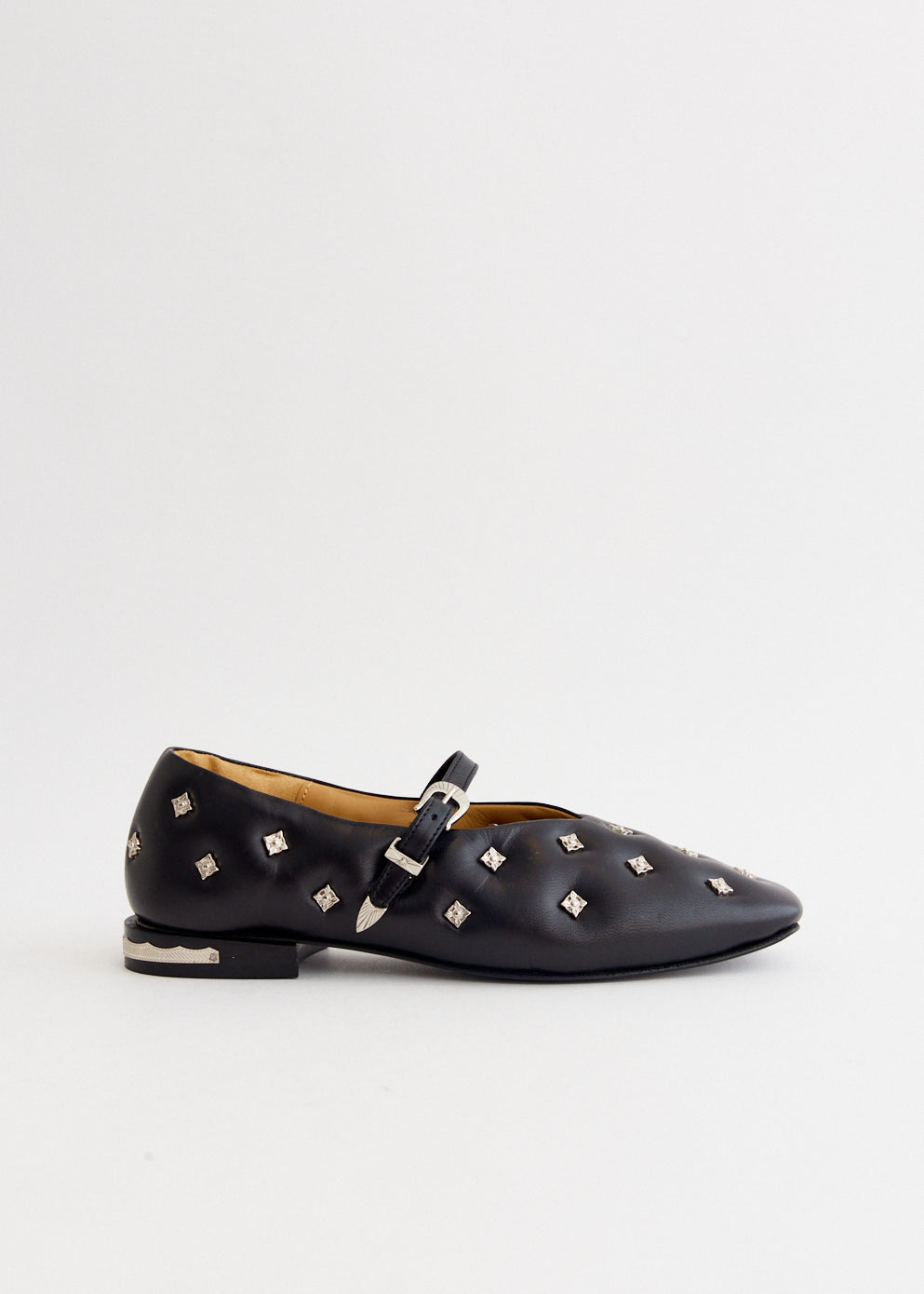 【関税込み】Aj1342 Ballerinas - Toga Pulla - Leather - Black AJ1342 Ballerinas