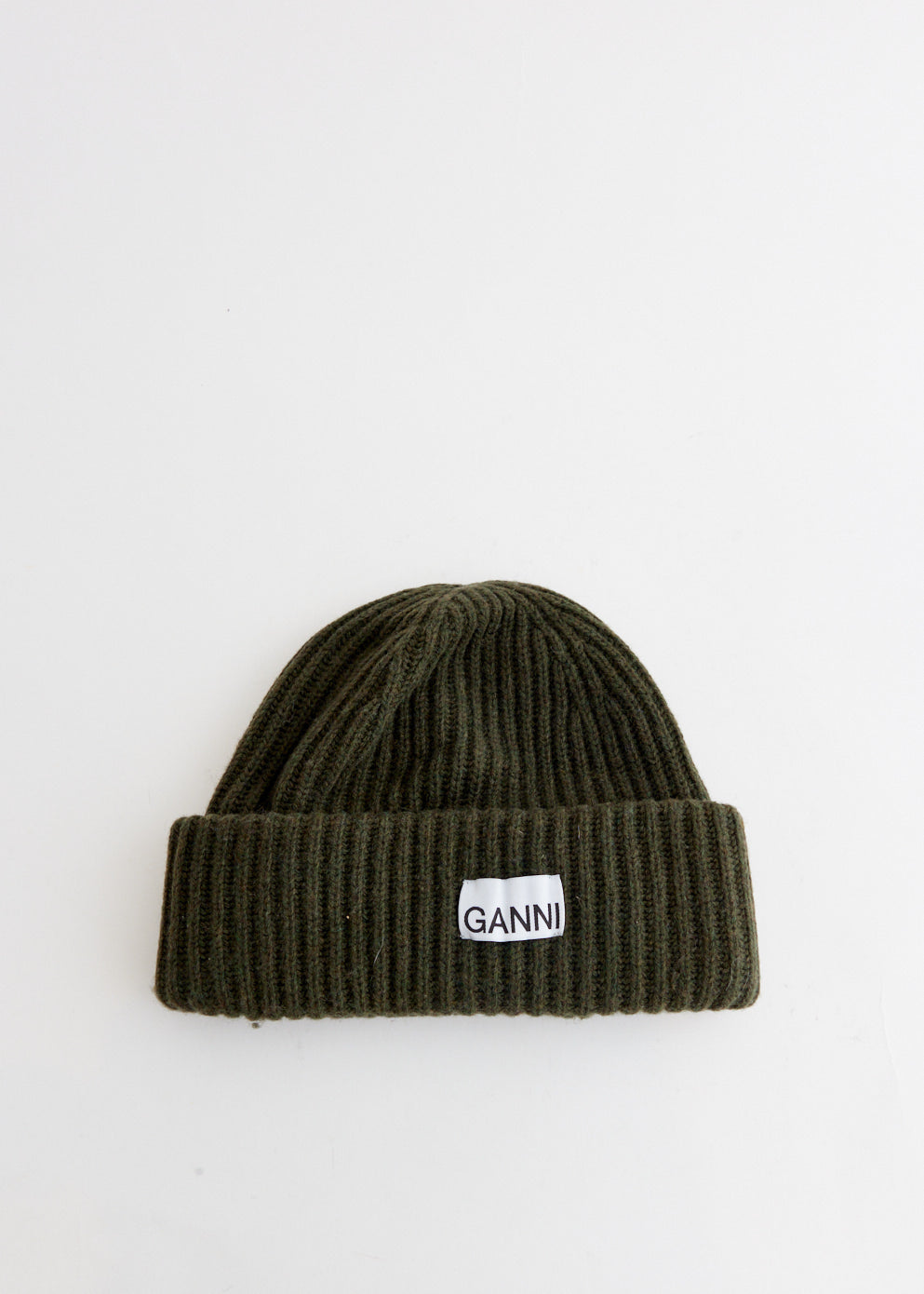 帽子 GANNI Structured Rib Beanie Structured Rib Beanie