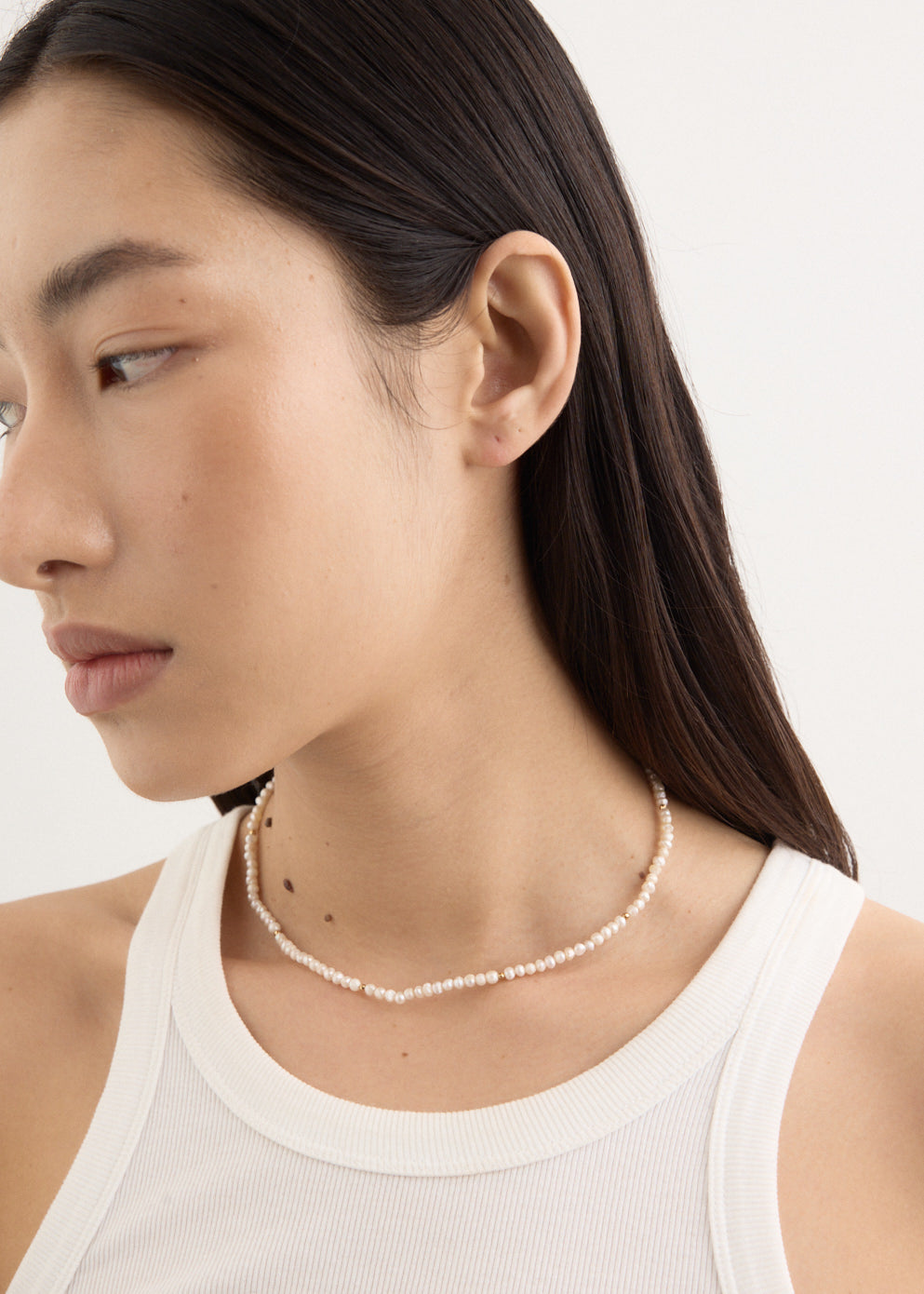 Small Beads Freshwater Pearls Necklace