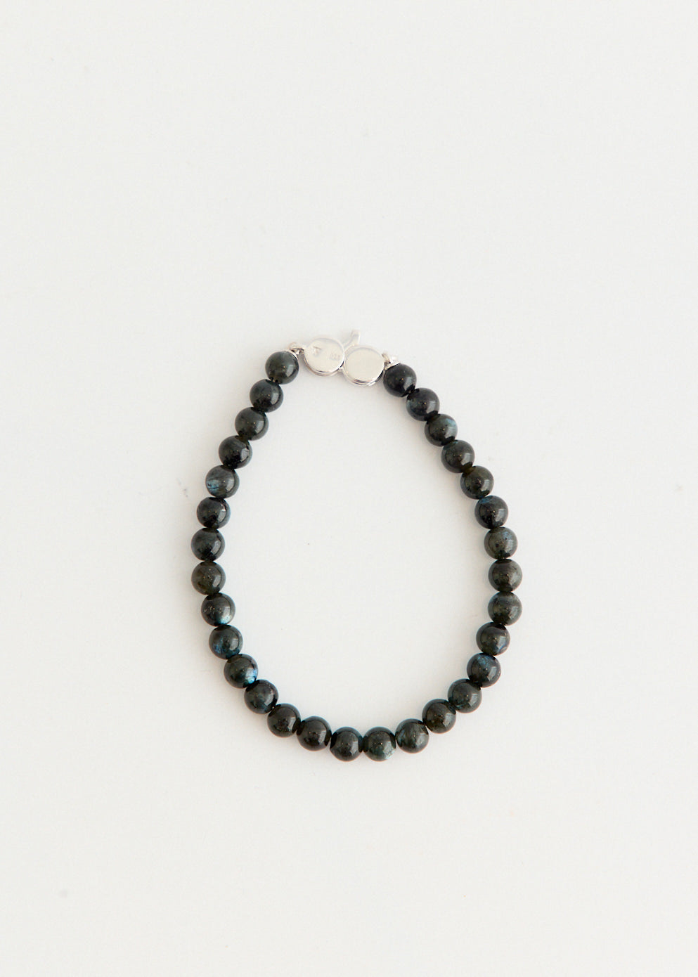 TOMWOOD Cove Bracelet Slim 7.7インチ Cove Bracelet Slim - Black Larvikite/925 Silver | UP THERE