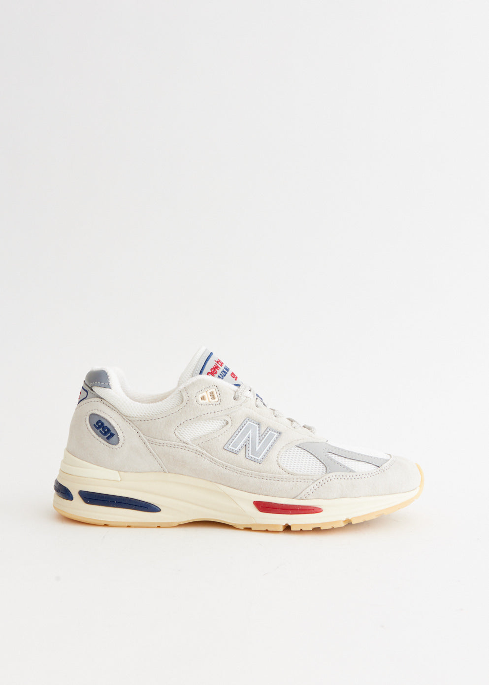 スニーカー NEW BALANCE 'Made in UK 991V2' sneakers White New Balance MIE 991v2 - White U9910W2