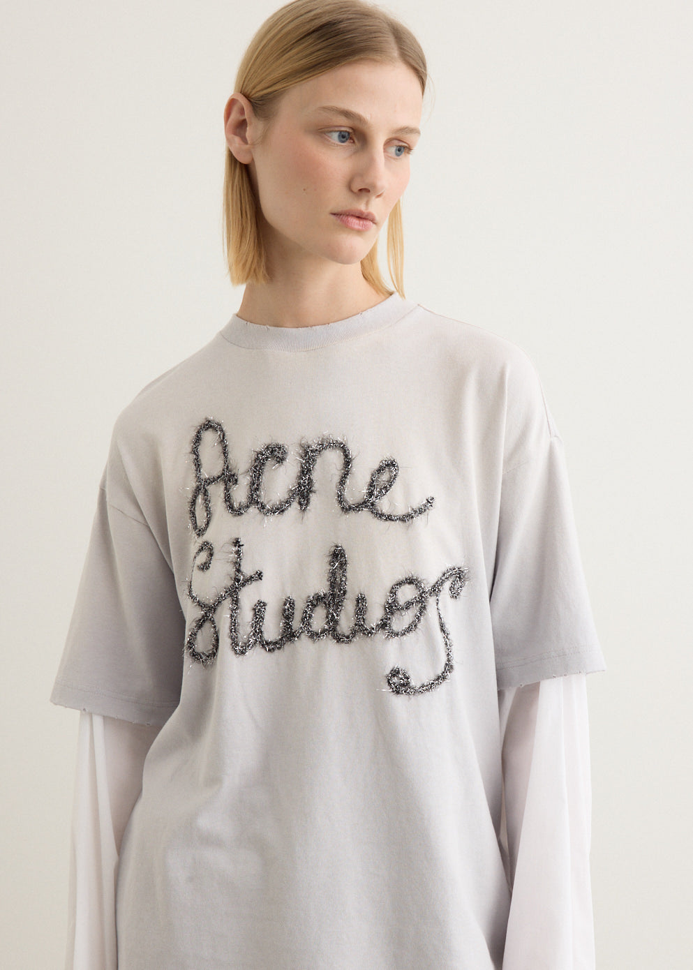 Tinsel Logo Double Sleeve T-Shirt