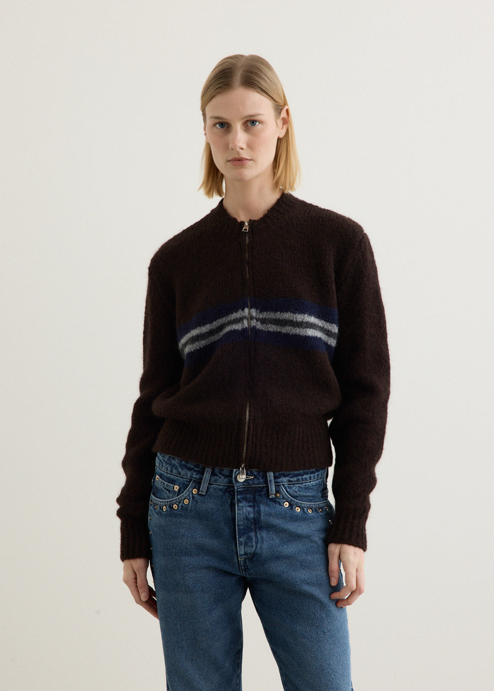 Paloma Wool Penalti Zipped ニットカーディガン S Paloma Wool Penalti Wool Blend Zip Cardigan | Nordstrom