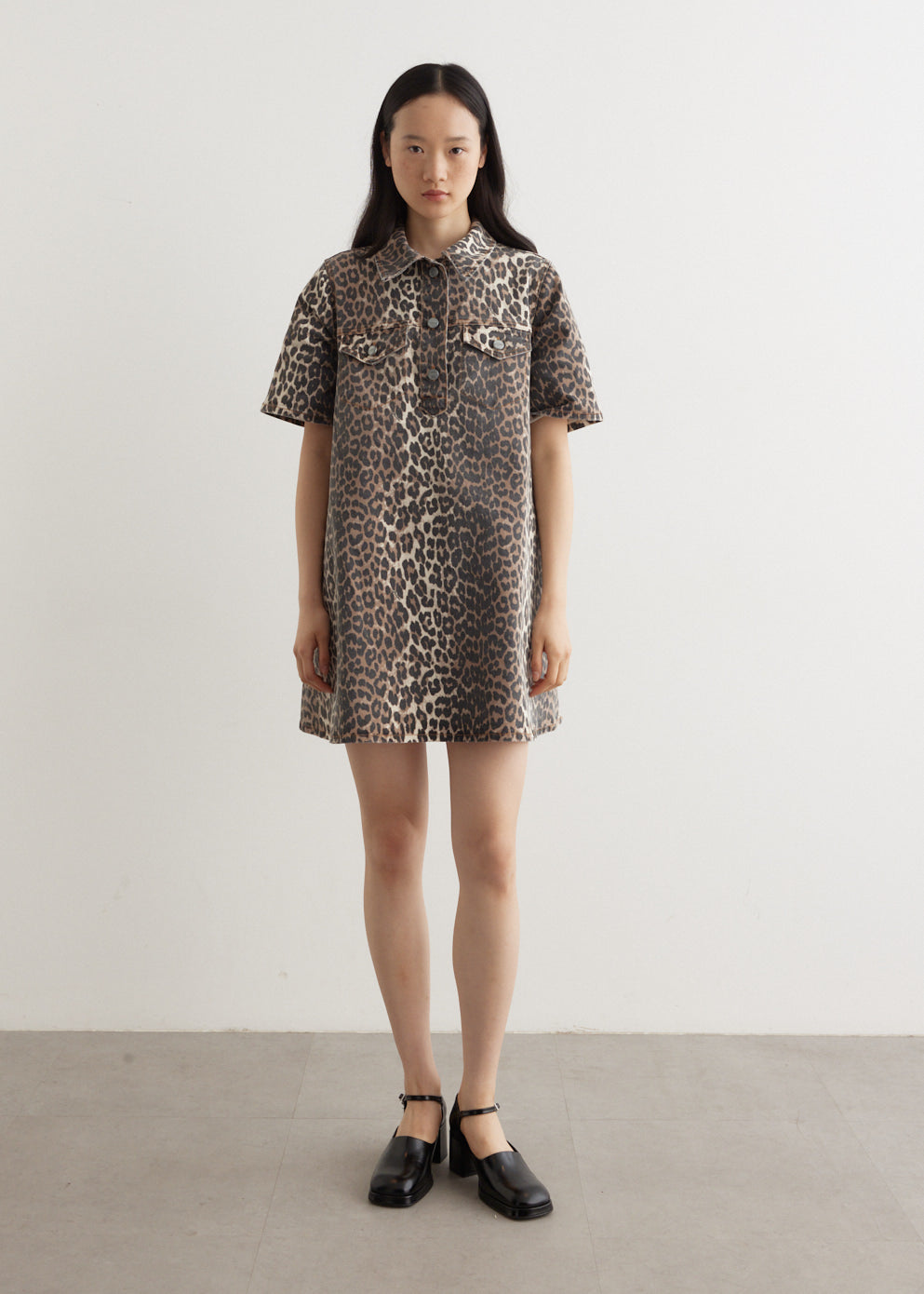 white christmas dresses Ganni Denim Dress