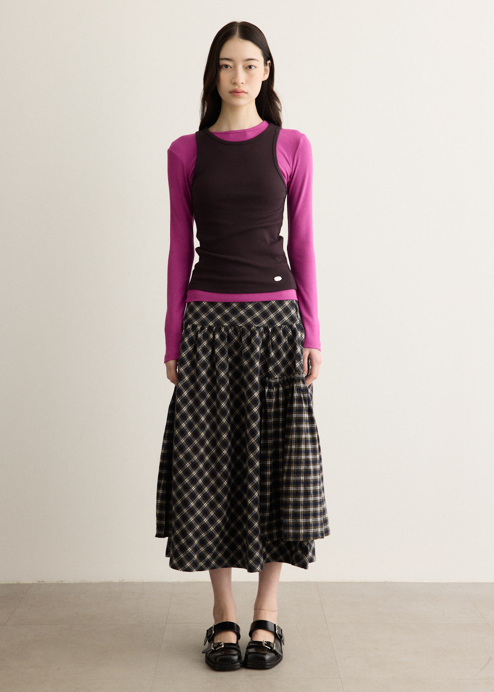 Manon Layered Long Sleeve Top