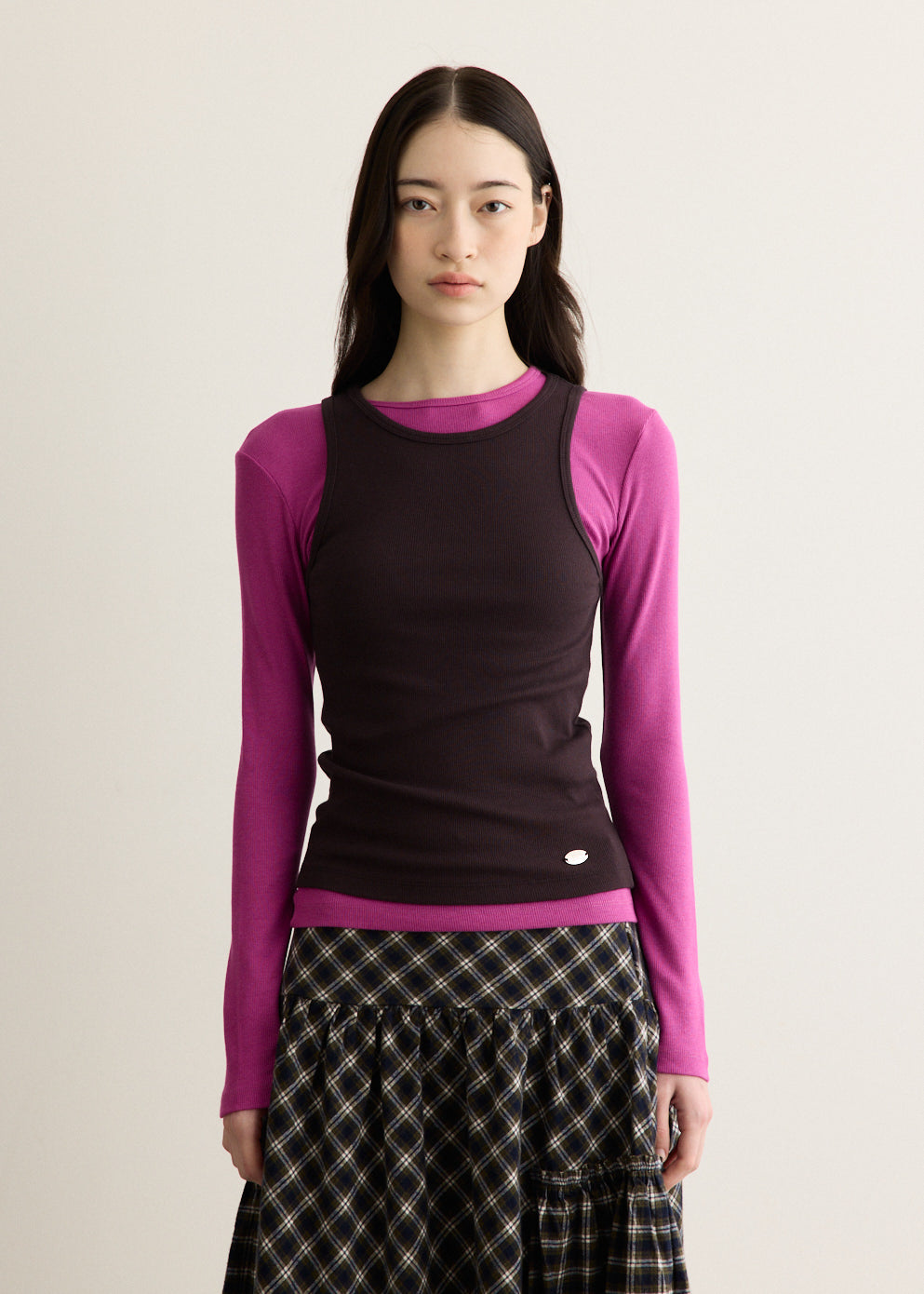 Manon Layered Long Sleeve Top