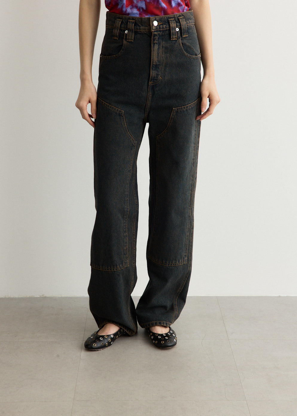 Double Knee Baggy Jeans