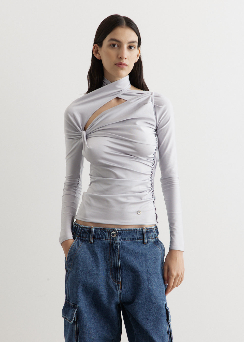 RECTO■25SS_ASYMMETRIC TWISTED TOP■正規品/大人気 RECTO