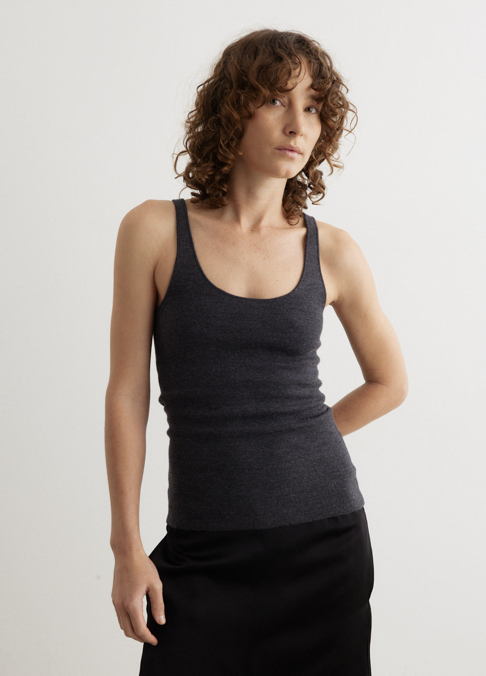 【関税送料込み】TOTEME Compact knit tank タンクトップ Toteme Compact Knit Tank Top - Bergdorf Goodman