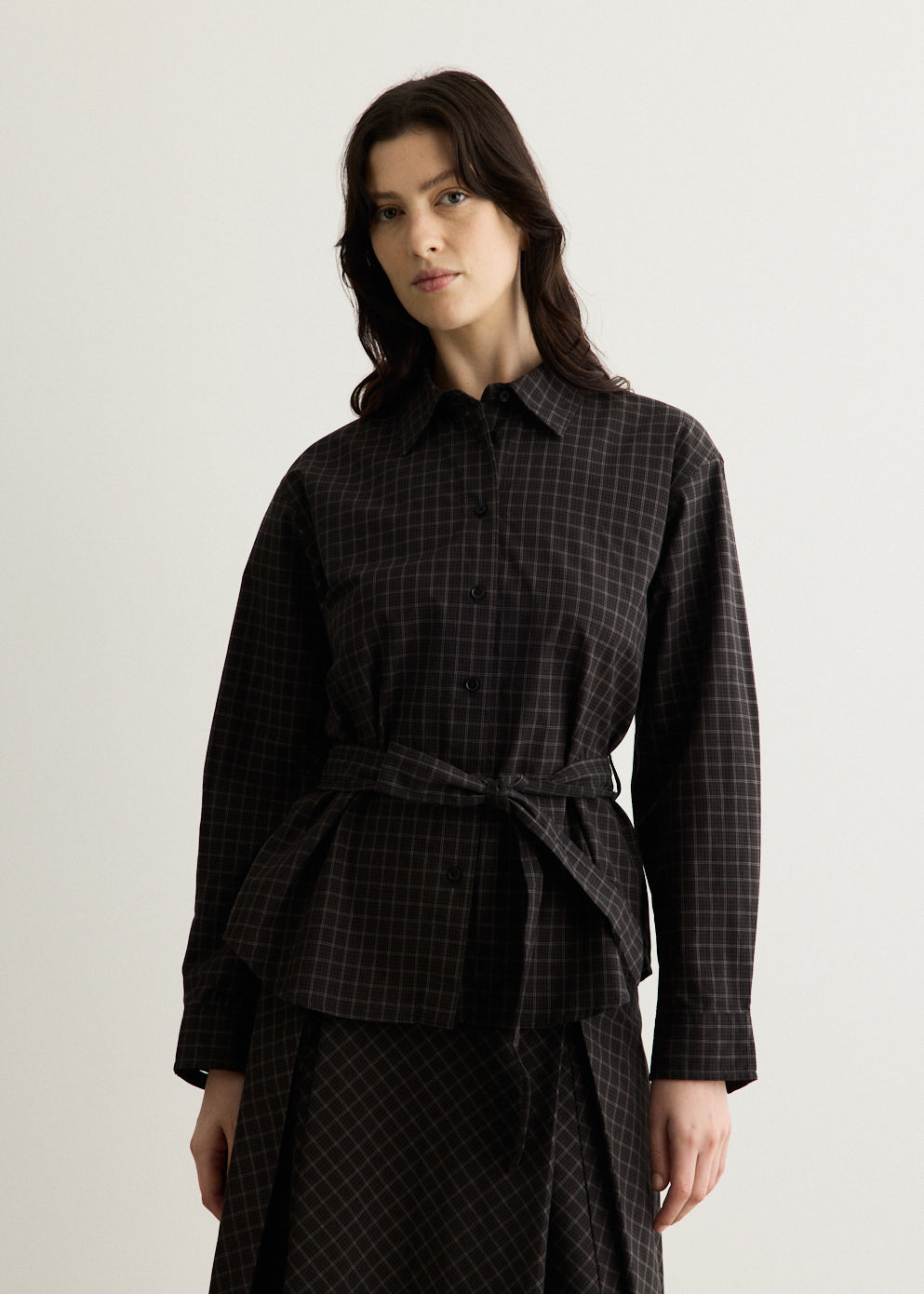 Piper Black Check Shirt
