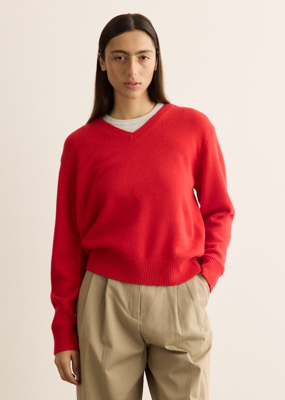 Cashmere V-Neck Sweater