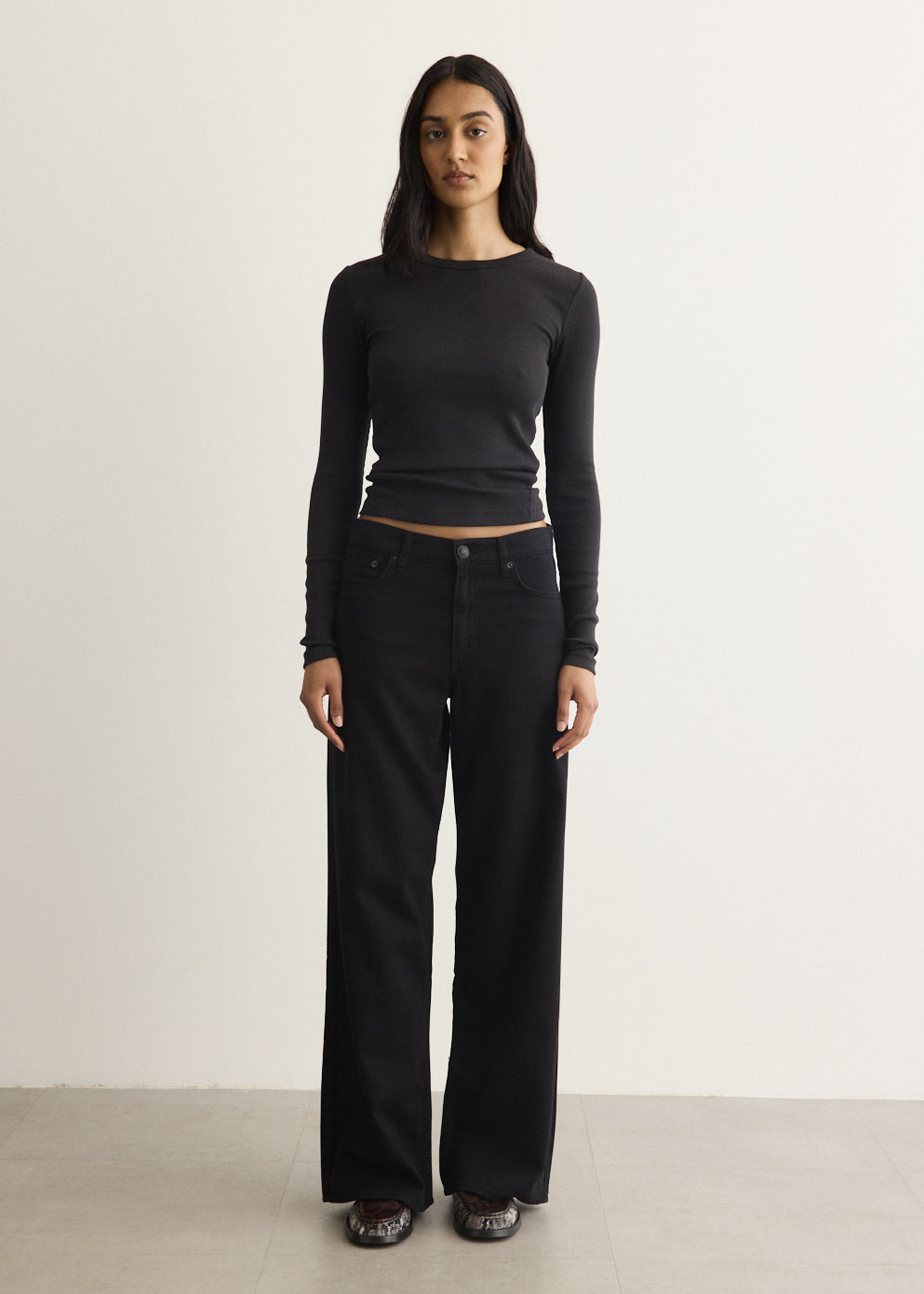 The Essential Ribbed Long-Sleeve Top