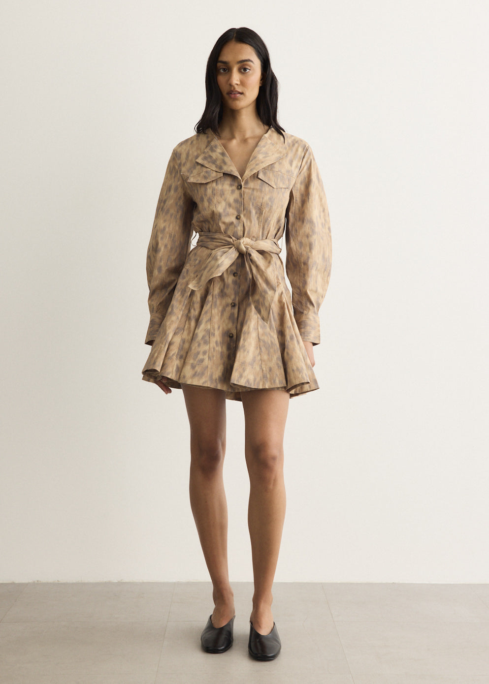 ganni mini shirt dress Mini Shirt Dress