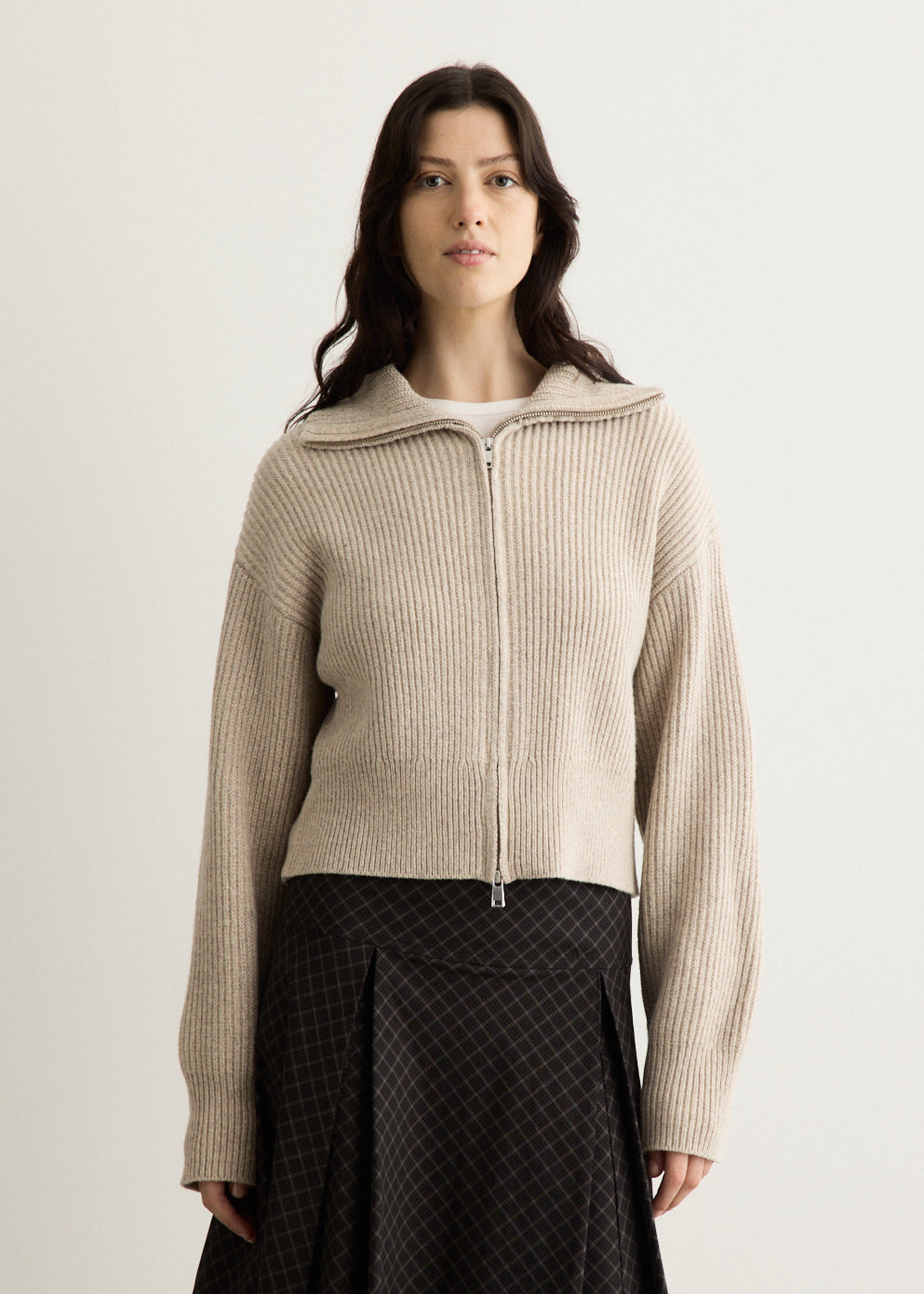 Hope Chunky Zip Knit