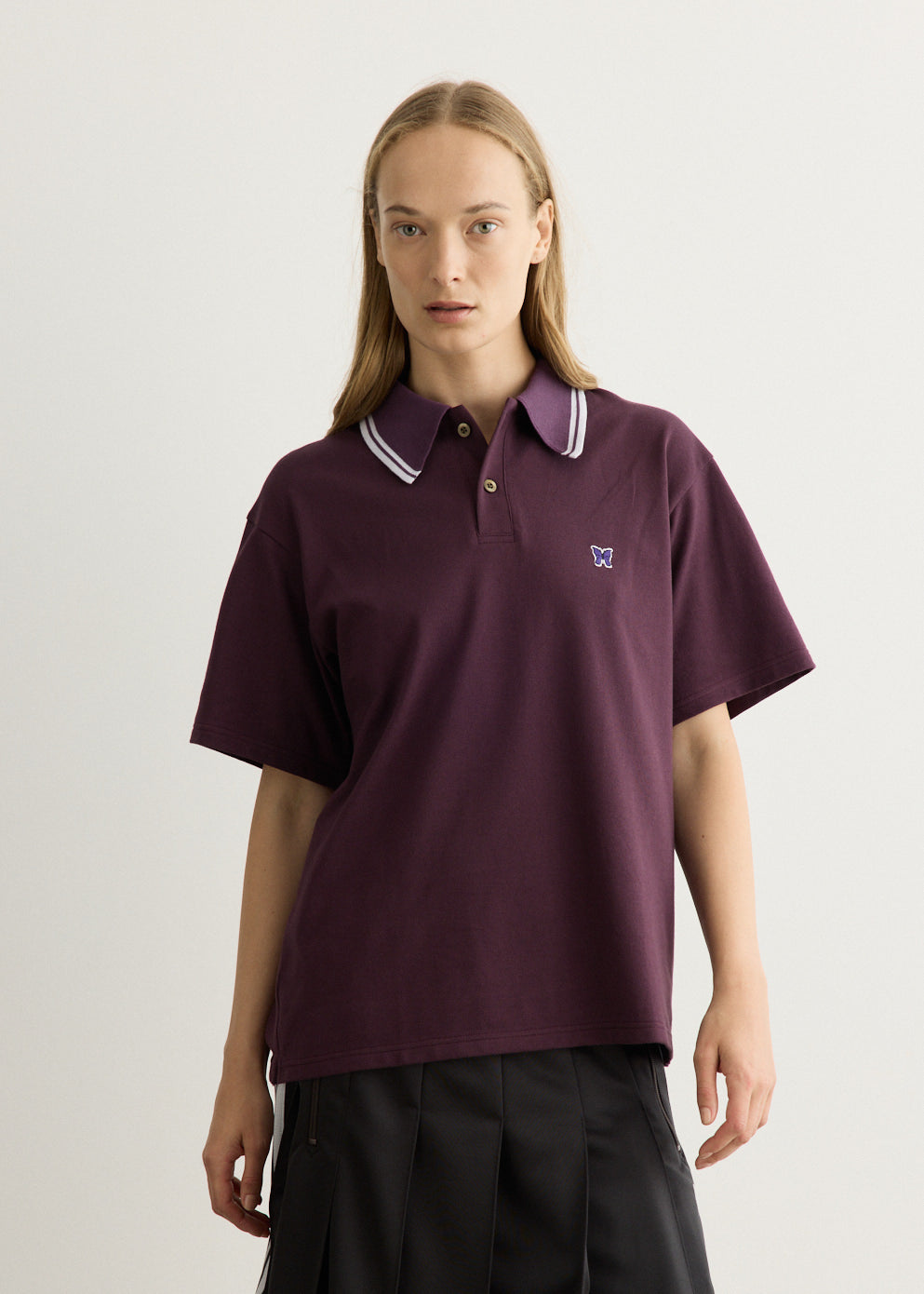 トップス Needles Regular Collar Polo 2026SS Regular Collar Polo