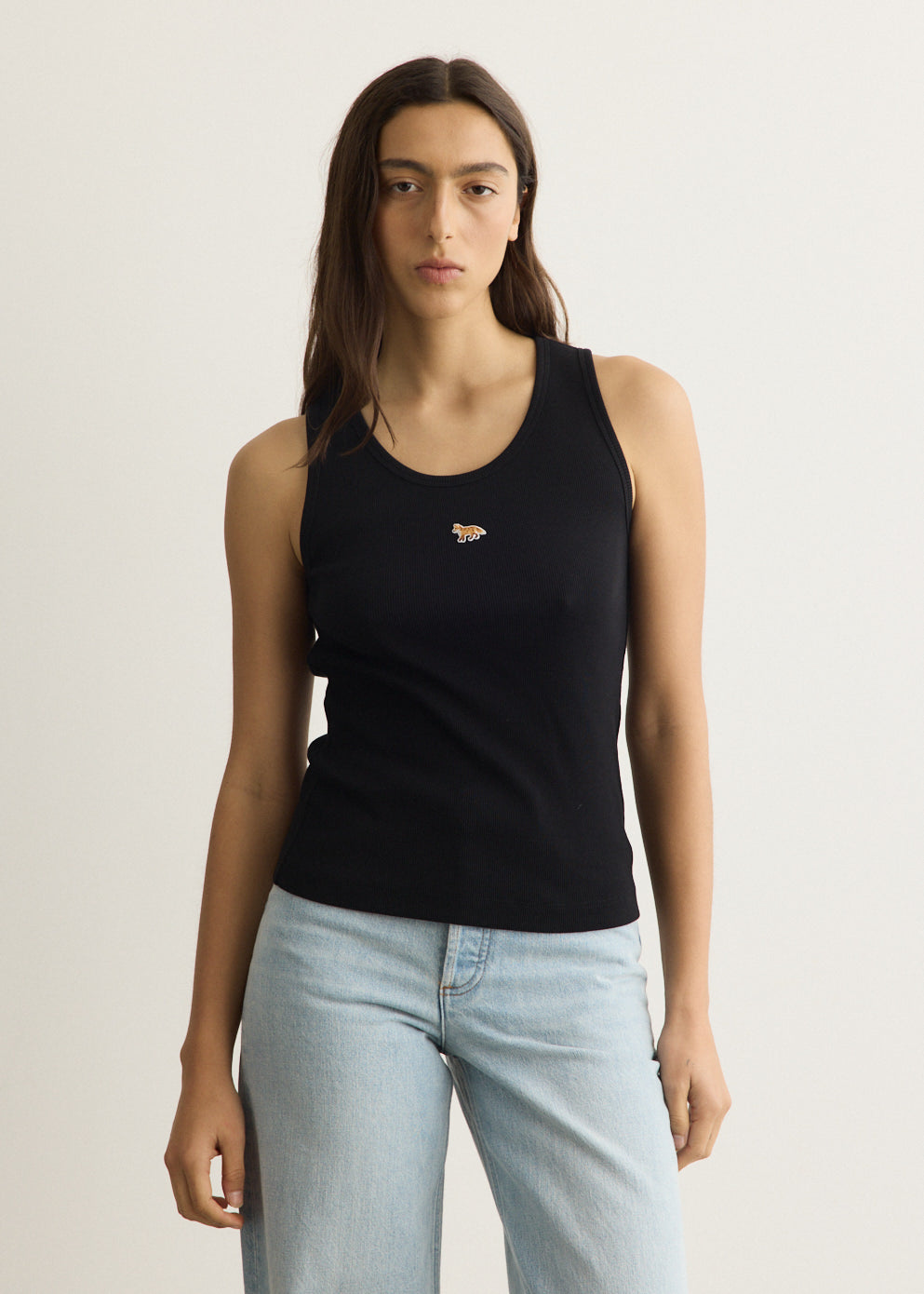 Baby Fox Ribbed Tank Top